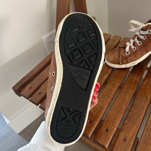 Leather Converse All star leather Sneakers Size 6 - Picture 11 of 11